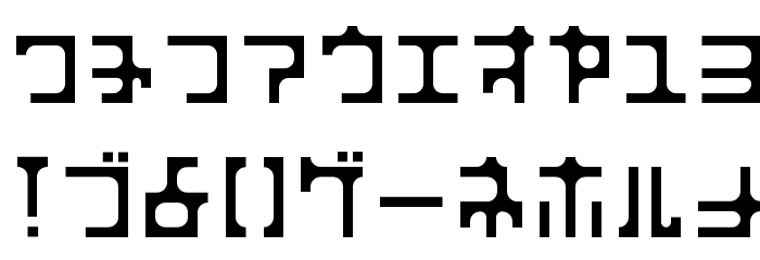 HOSHI RegularJ Font OTHER CHARS