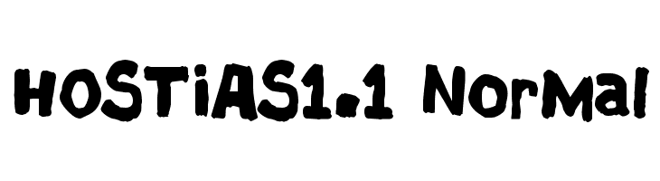 HOSTIAS1.1 Normal  font caratteri gratis