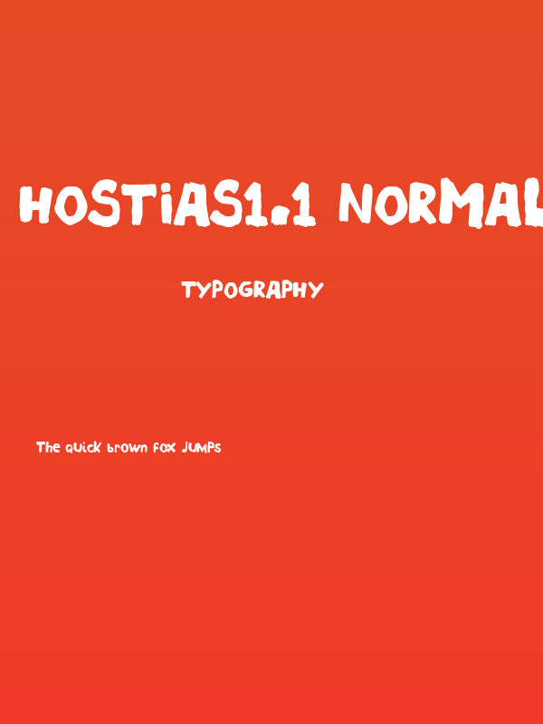 HOSTIAS1.1 Normal Poster