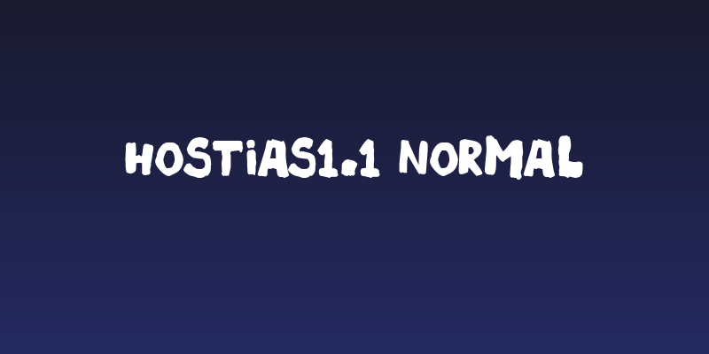 HOSTIAS1.1 Normal Social Header