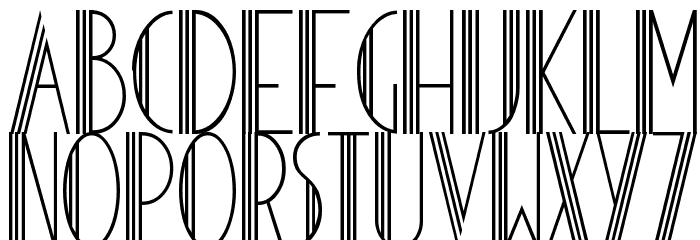 HOTEL DES ARTS 1929 Font LOWERCASE