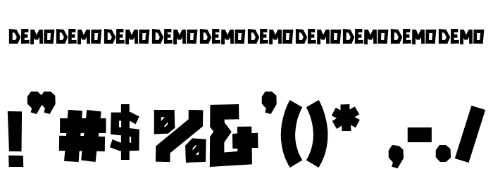 HOTGRILLdemo Font OTHER CHARS