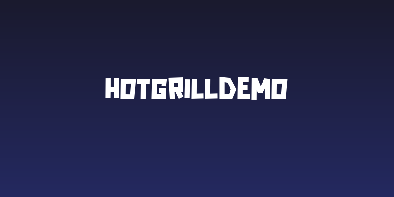 HOTGRILLdemo Social Header