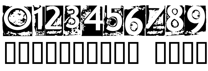 HOTMETAL Normal Font OTHER CHARS