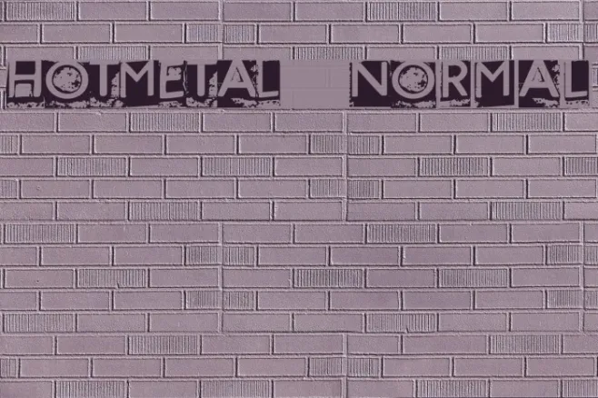 HOTMETAL   Normal Example 1