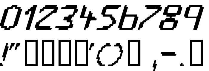 HOUSEPIPES Italic Font OTHER CHARS