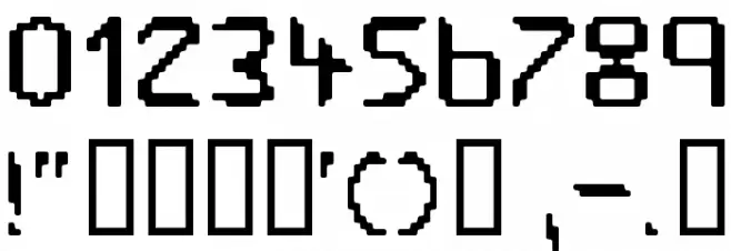 HOUSEPIPES Normal Font OTHER CHARS