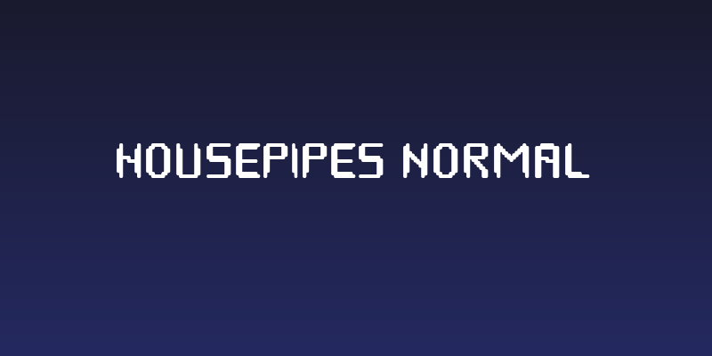 HOUSEPIPES Normal Social Header