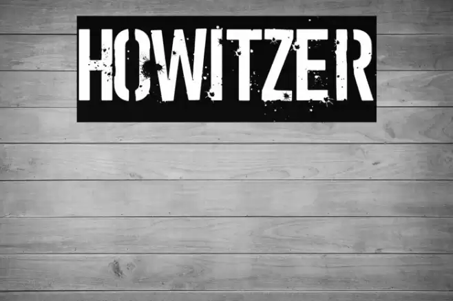 HOWITZER Font examples