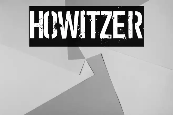 HOWITZER Font examples