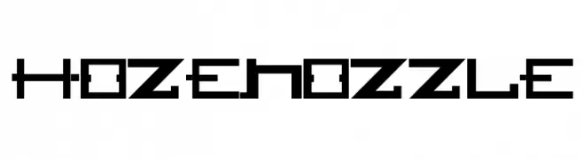 HOZENOZZLE  Fuentes Gratis Descargar