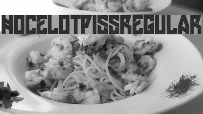 HOcelotPiss-Regular Font examples