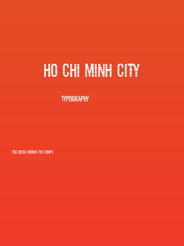 Ho Chi Minh City Poster