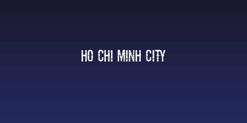 Ho Chi Minh City Social Header
