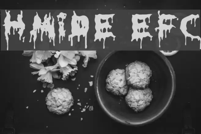 HoMicIDE-EFfeCt Schriftart examples