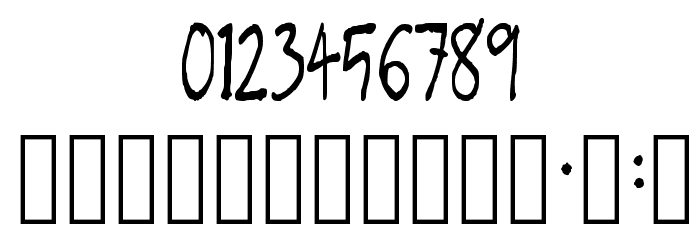 HoVrunes फ़ॉन्ट अन्य घर का काम