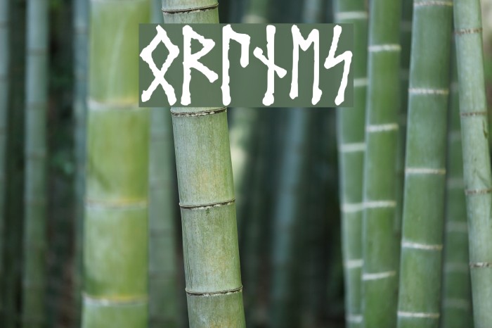HoVrunes फ़ॉन्ट examples
