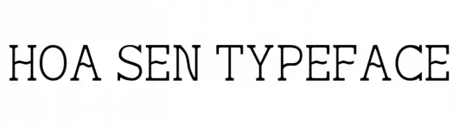 Hoa Sen Typeface  नि: शुल्क फ़ॉन्ट्स डाउनलोड