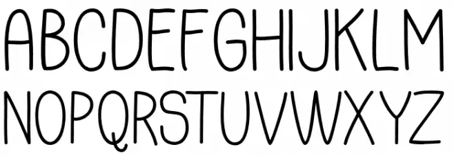Hoam Schriftart Groß