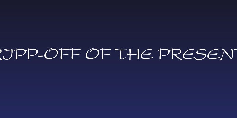 ripp-off of the Present Social Header