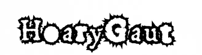 HoaryGaut  Fuentes Gratis Descargar