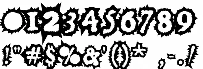 HoaryGaut Font OTHER CHARS