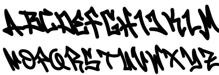 Hoax Vandal Font UPPERCASE