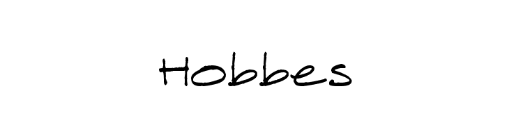 Hobbes  font caratteri gratis