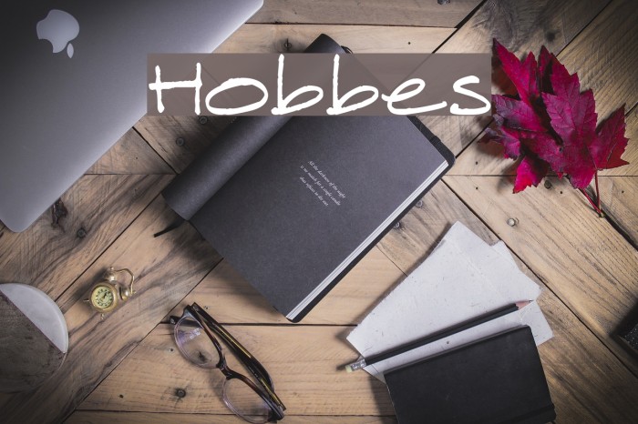 Hobbes Font examples