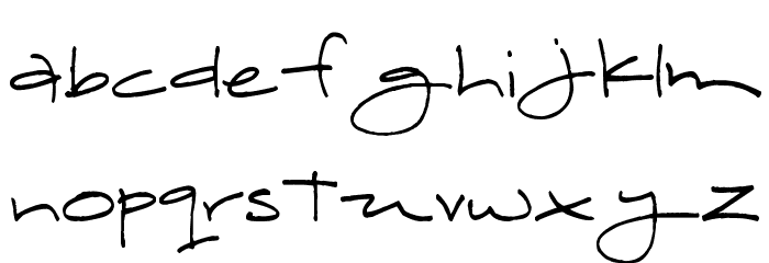 Hobbes Font LOWERCASE