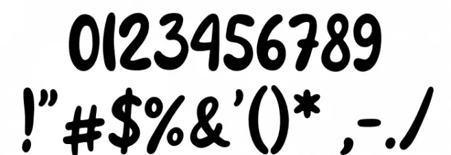 Hobbies-Regular Font OTHER CHARS
