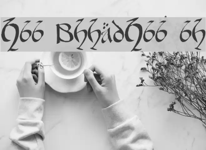 Hobbiton BrushhandHobbiton brush Font examples