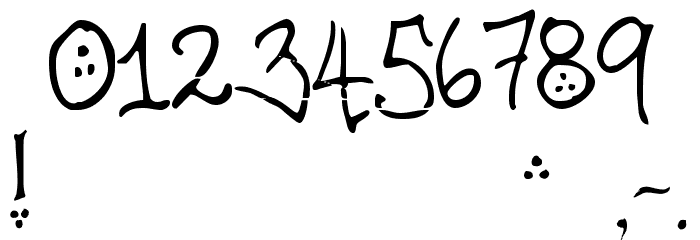 Hobbiton Handscrawl Regular Font OTHER CHARS