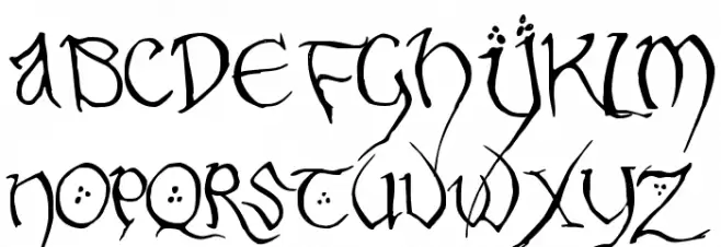 Hobbiton Handscrawl Regular Schriftart Groß
