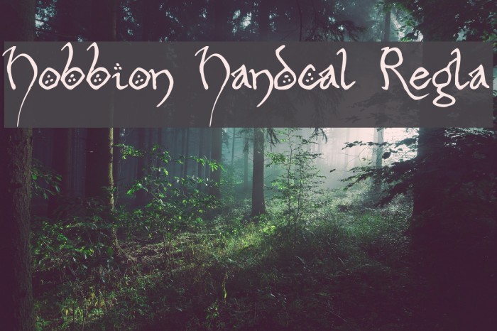 Hobbiton Handscrawl Regular Font examples