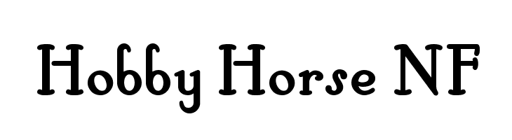 Hobby Horse NF  नि: शुल्क फ़ॉन्ट्स डाउनलोड