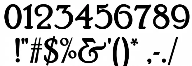 Hobby Horse NF Font OTHER CHARS