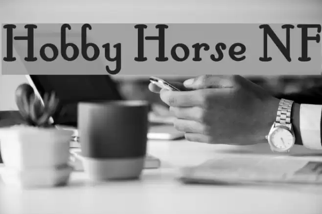 Hobby Horse NF Font examples