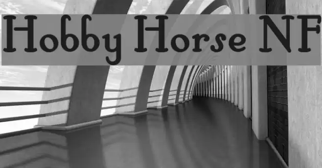 Hobby Horse NF Font examples