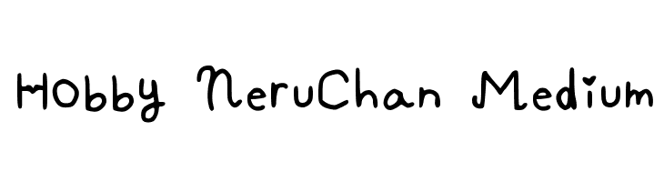 Hobby NeruChan Medium Font