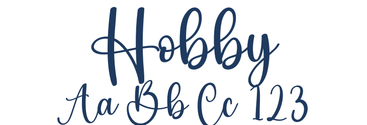 Hobby Font Preview