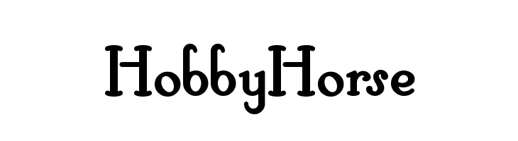 HobbyHorse  baixar fontes gratis