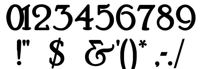 HobbyHorse Font OTHER CHARS