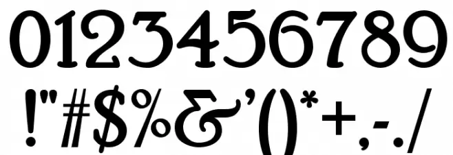 HobbyHorseNF Font OTHER CHARS