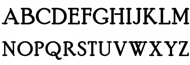 HobbyHorseNF フォント 大文字