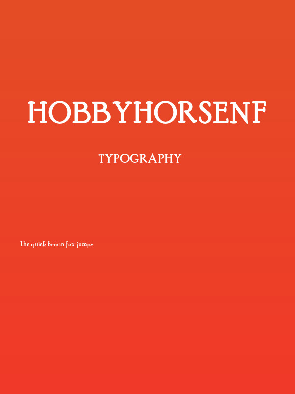 HobbyHorseNF Poster