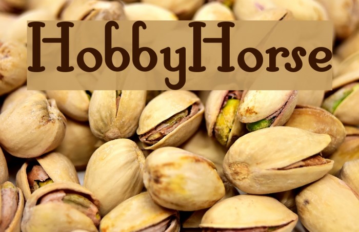 HobbyHorse Font examples