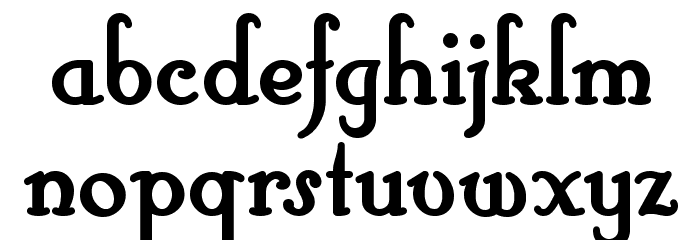 HobbyHorse Font LOWERCASE