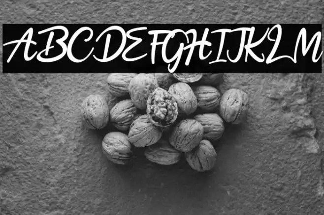 Hobenshaw Font examples