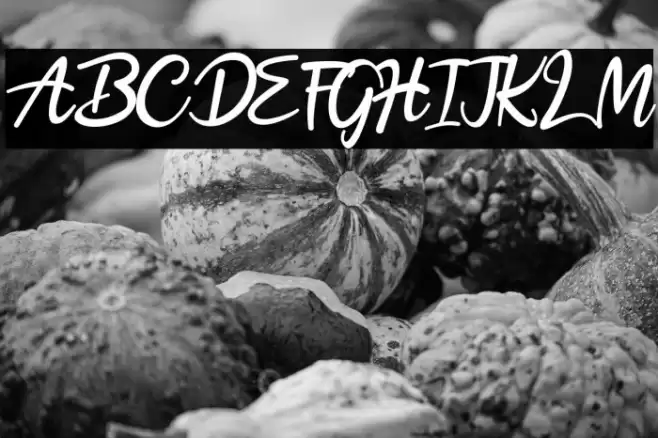 Hobenshaw Font examples